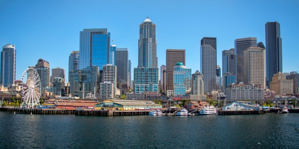 View from Bainbridge Island Ferry