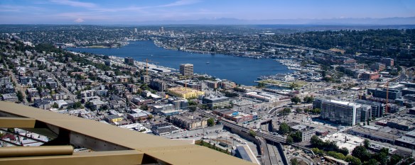 Lake Union From Space Needle